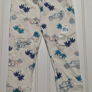 First Impressions Kids Sweatpants with Blue and Orange Design